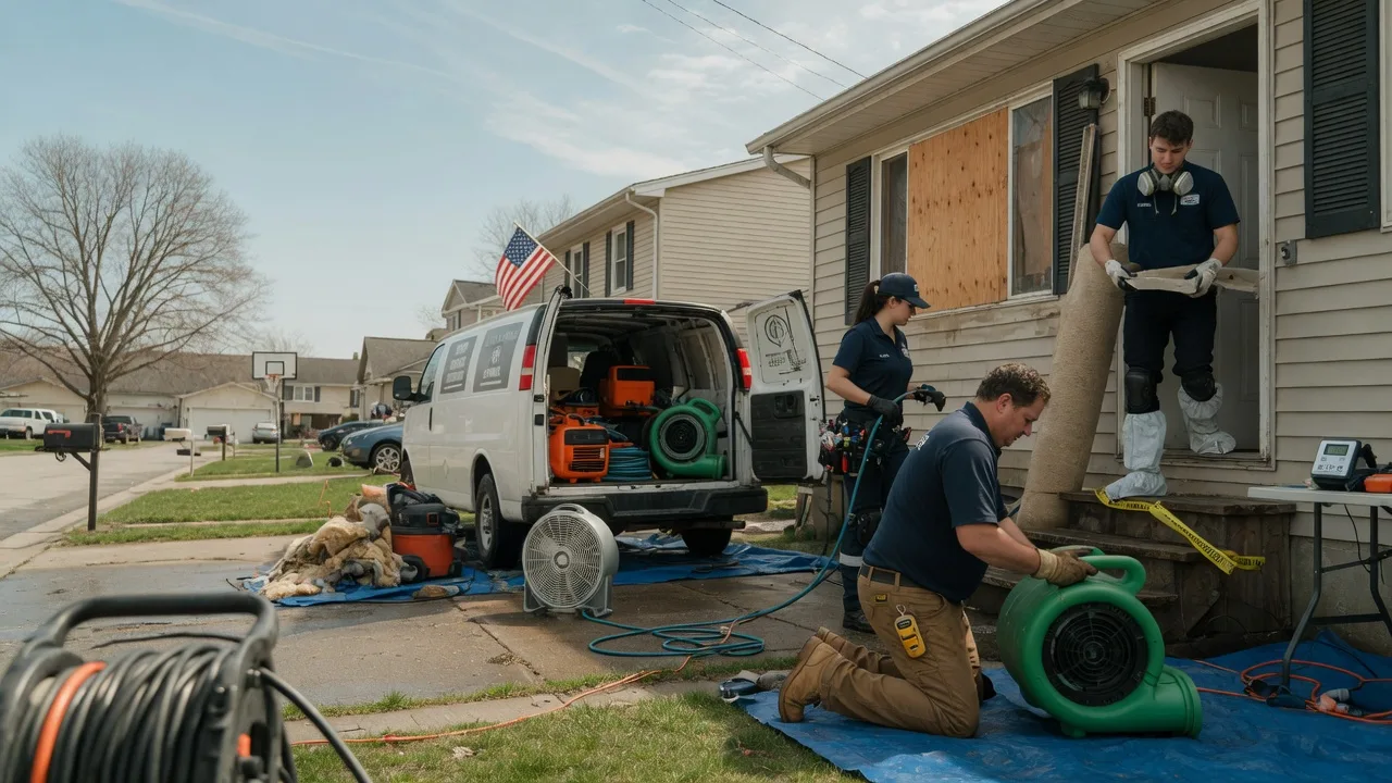 Water Damage Restoration in Longview, IL near me
